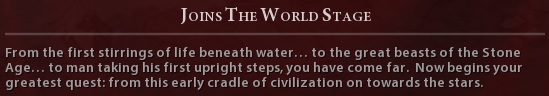Disable "From the first stirrings of life" and/or era start loading screen narration for Sid Meier's Civilization VI