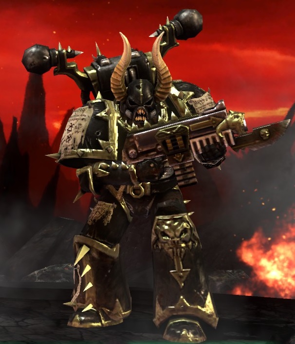 Замена стандартного цвета DLC на черно-золотой for Warhammer 40,000: Dawn of War II - Retribution