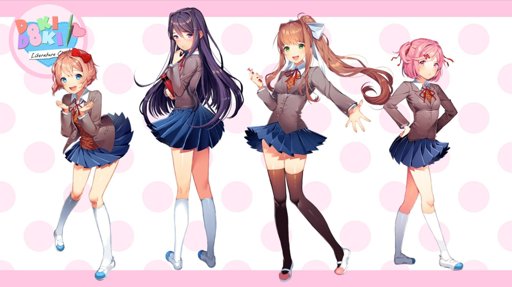 История персонажей. (Doki Doki Literature Club) for Doki Doki Literature Club