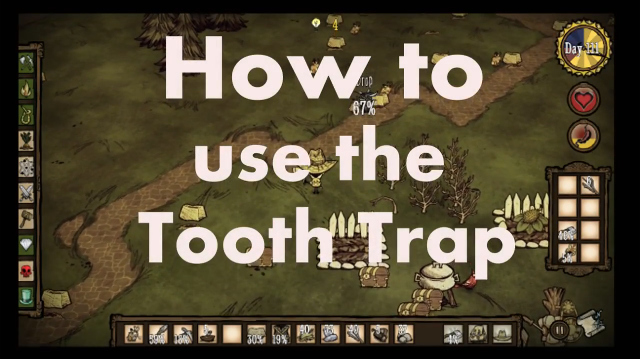 Don't Starve: How to Use The Tooth Trap for Don't Starve