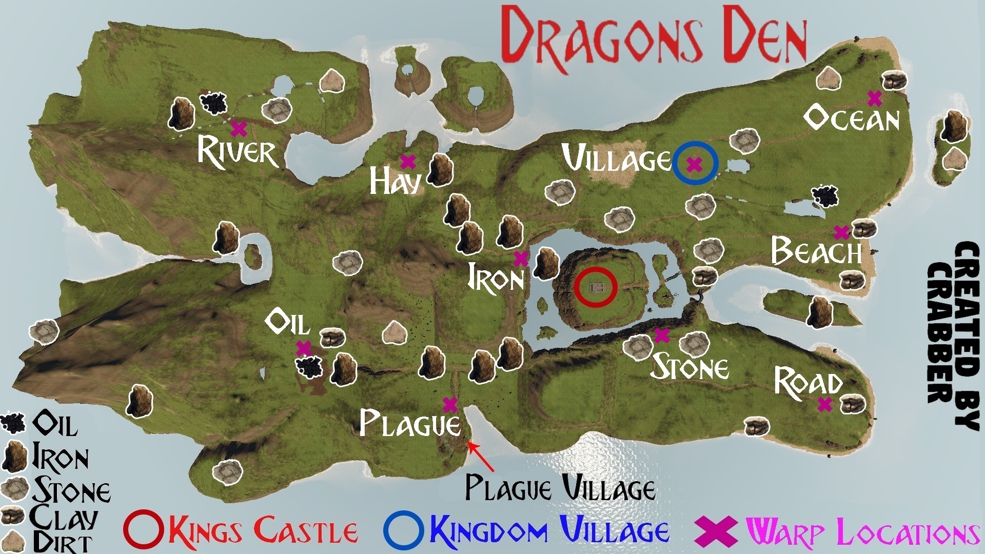 Dragons Den Map for Reign Of Kings