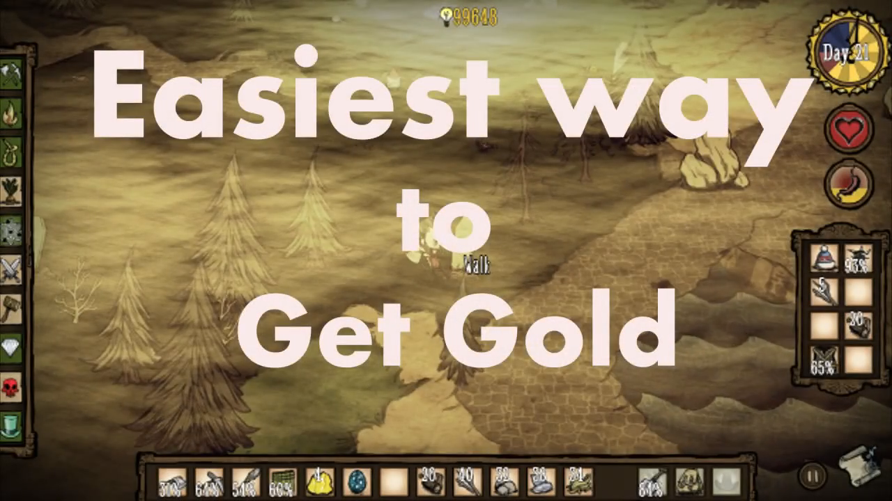 Easiest Way to Get Gold for Don't Starve