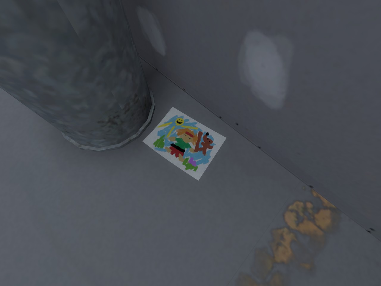 Easter Egg: Ittle Dew Drawing for The Stanley Parable