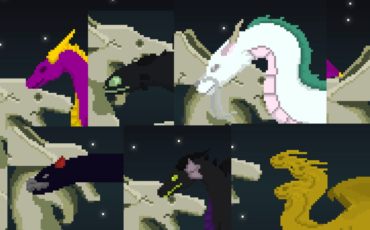 Easteregg dragon looks for Dragon Creek