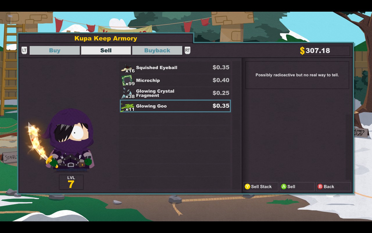 Easy Money *Spoilers* for South Park™: The Stick of Truth™