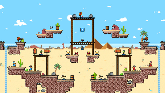 Elements of a Stage for Duck Game