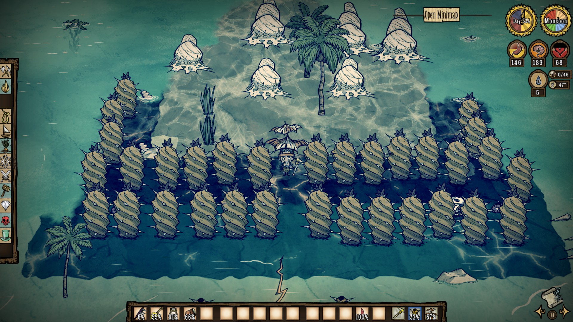 Elephant cactus spider farm (SW) for Don't Starve