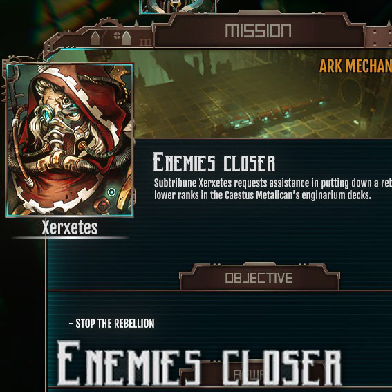 Enemies Closer - Mission Guide for Warhammer 40,000: Mechanicus