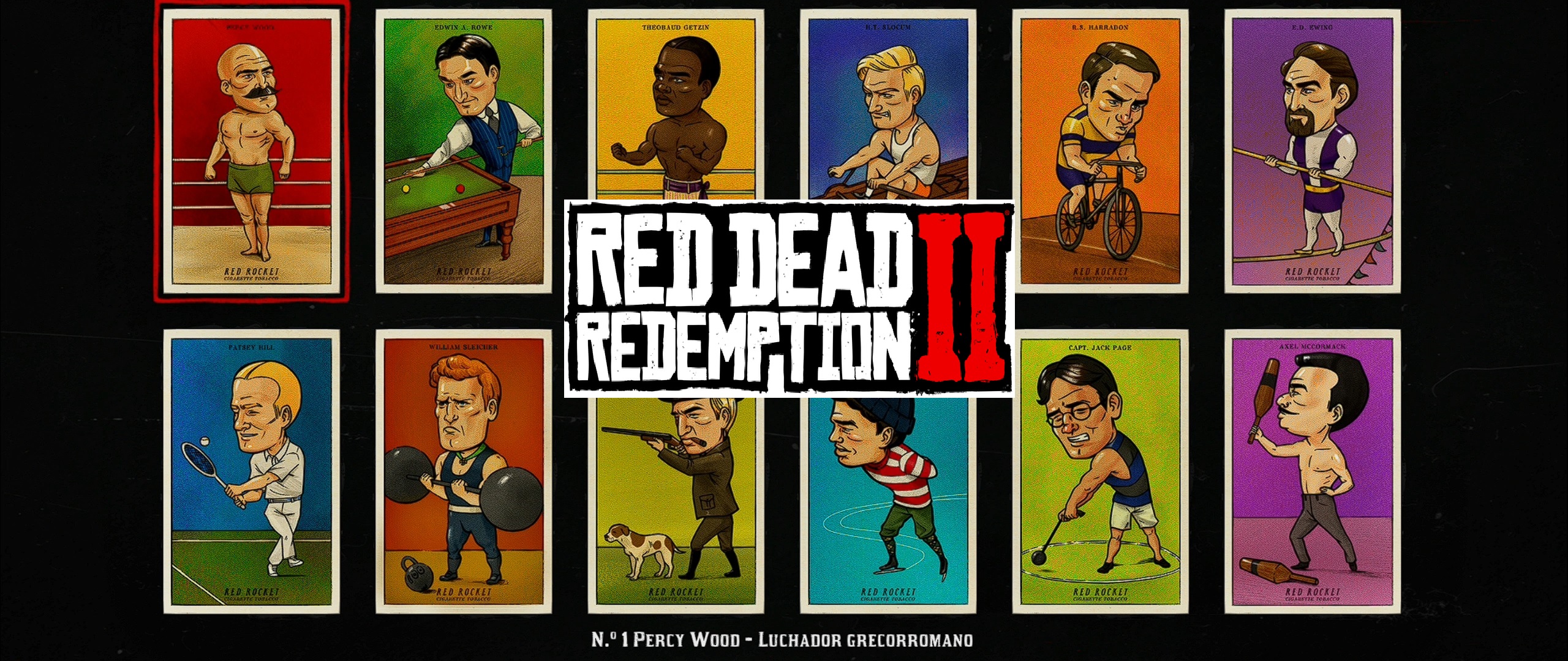 ESTAMPAS DE CIGARRILLOS / CIGARETTE CARDS for Red Dead Redemption 2