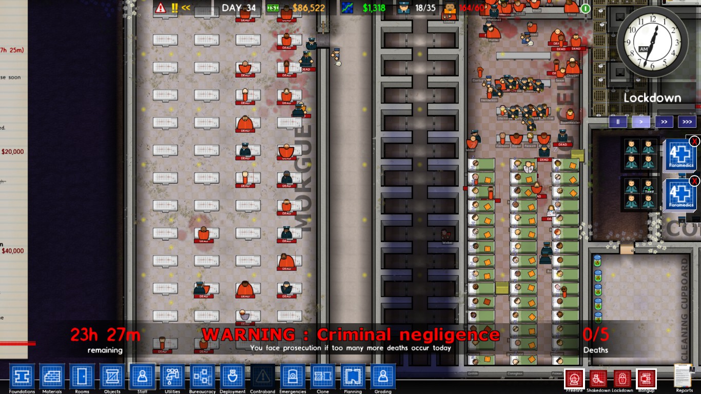 Evil and Redemption for Prison Architect