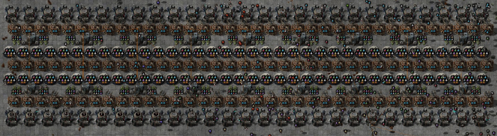 Extendable lab setup (endgame) for Factorio