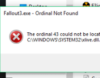 Запуск Fallout 3 на windows 10 (new) / xlive.dll 43 error fix for Fallout 3