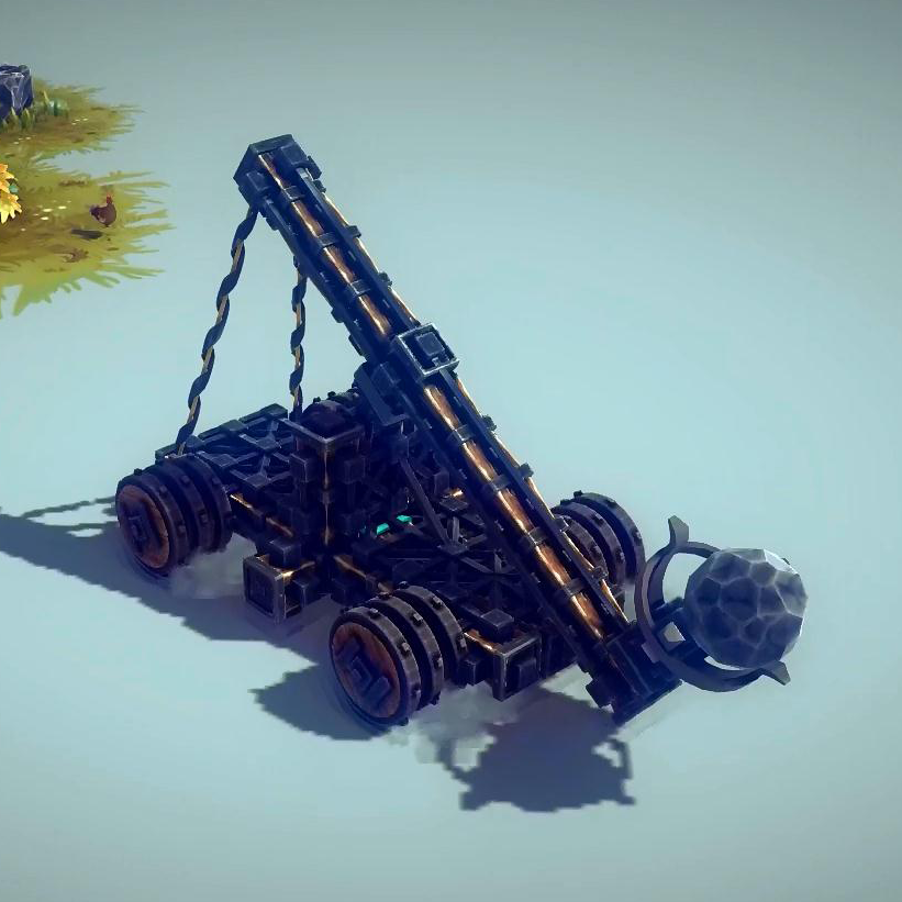 Fast Steering Catapult for Besiege