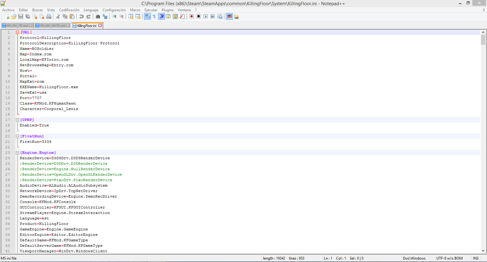 Fix Killing Floor errors and improve it for Killing Floor