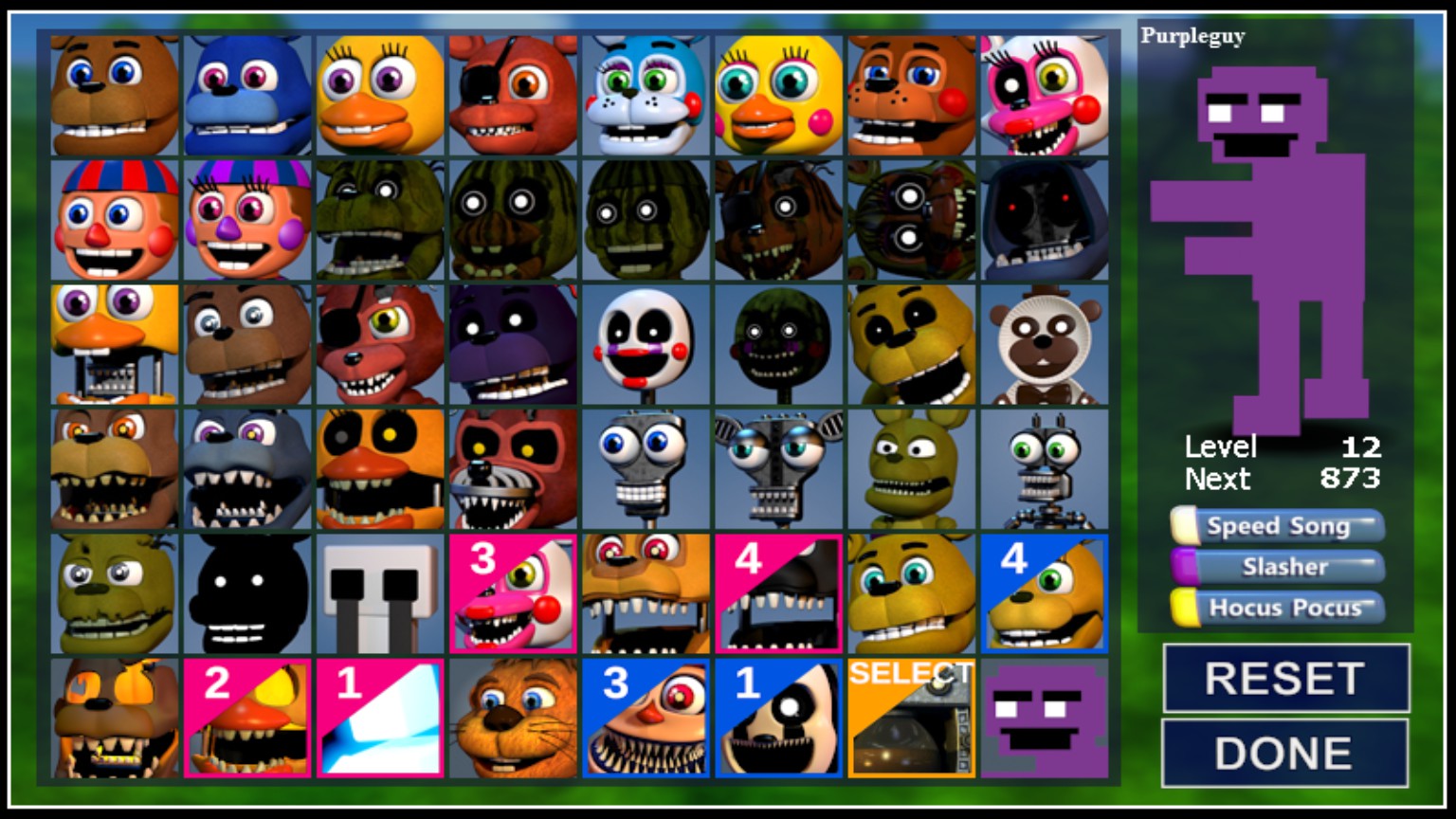 FNaF World Normal Mode: Characters, Chips, Bytes, and Bosses (and some secrets) for FNaF World