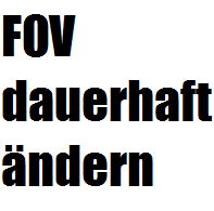 FOV dauerhaft ändern for The Elder Scrolls V: Skyrim Special Edition