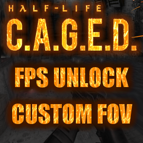 FPS unlock and custom FOV for Half-Life: C.A.G.E.D.