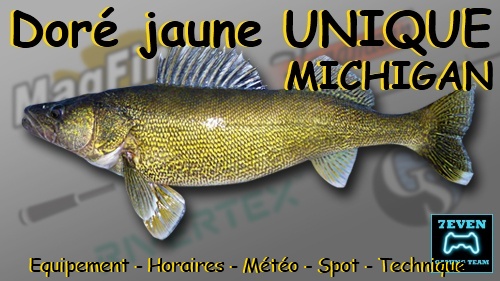 [FR] MICHIGAN - Doré jaune UNIQUE for Fishing Planet