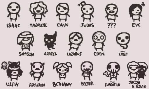 [FR] Tous les personnages (succès, caractéristiques, astuces) - Repentance for The Binding of Isaac: Rebirth