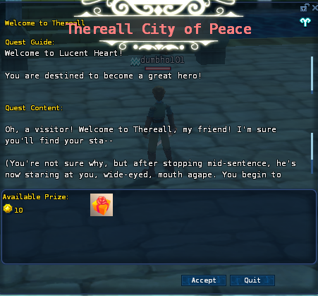 Free x2 exp! for Lucent Heart