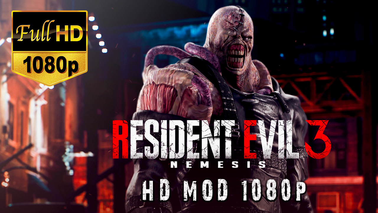 FULL HD MOD 1080p | Resident Evil 3 Nemesis for Resident Evil 3