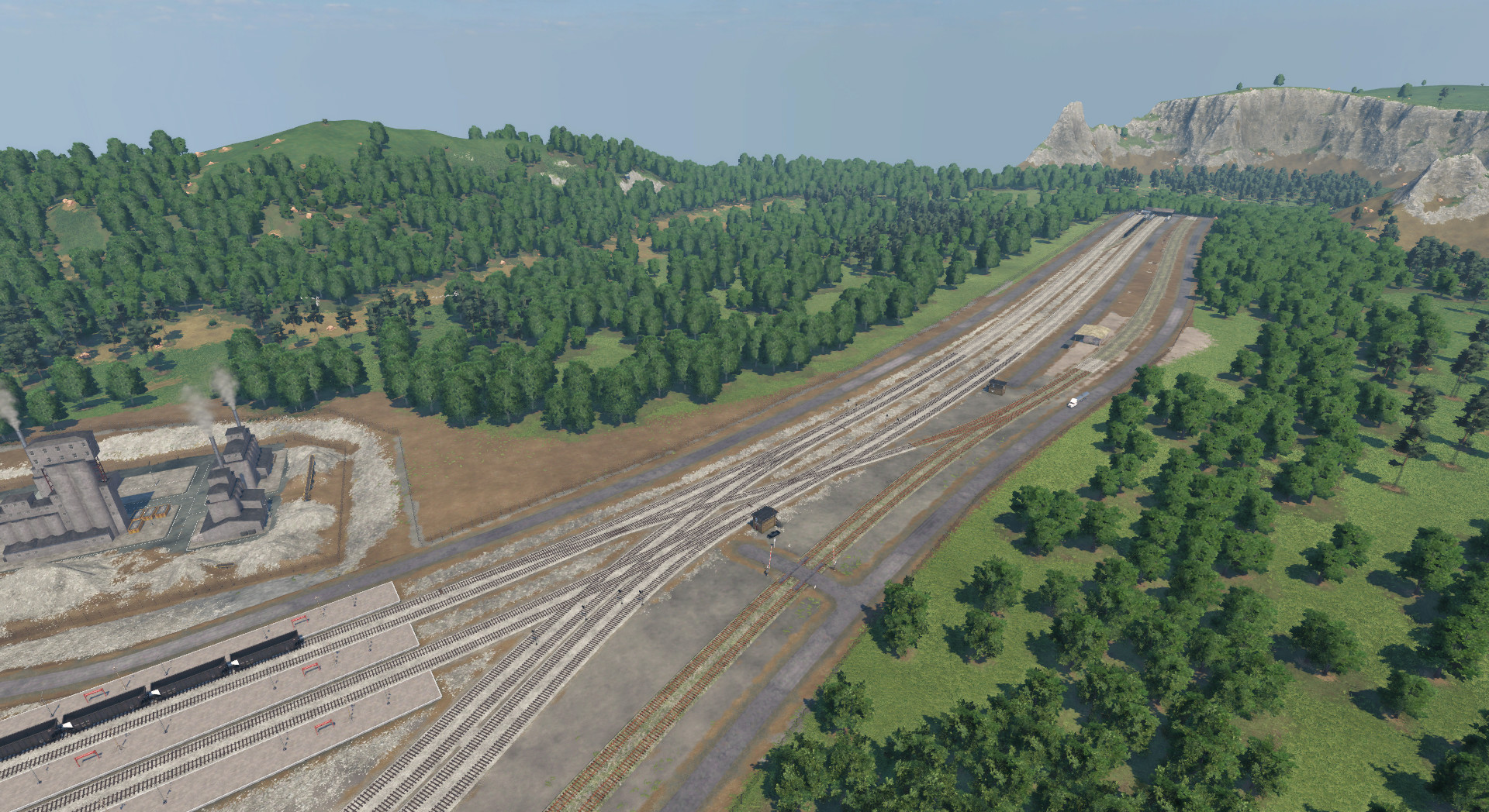 Functional Rail Yard for Transport Fever 2