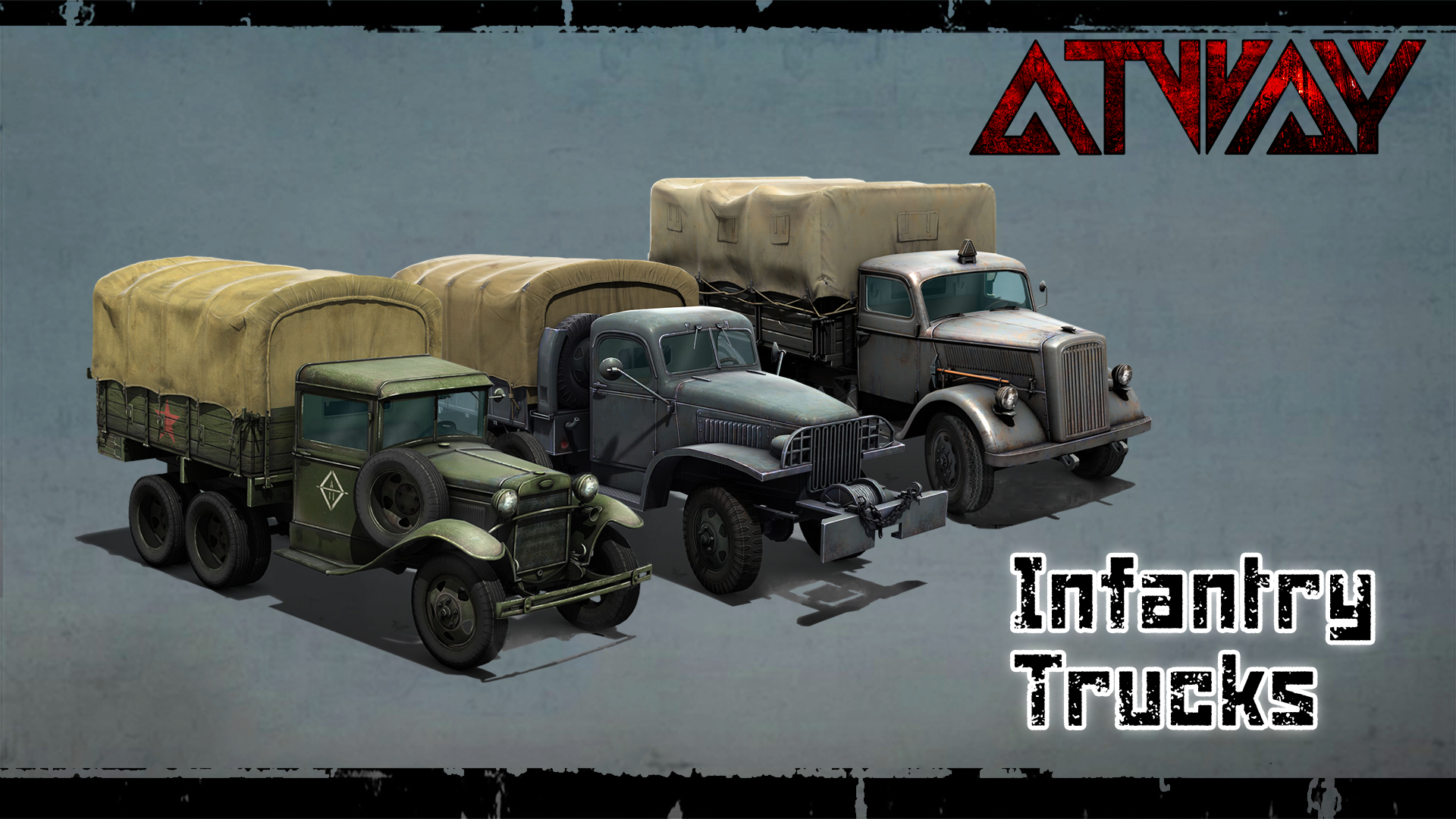 GAZ-AAA, GMC CCKW, Opel Blitz for Heroes & Generals