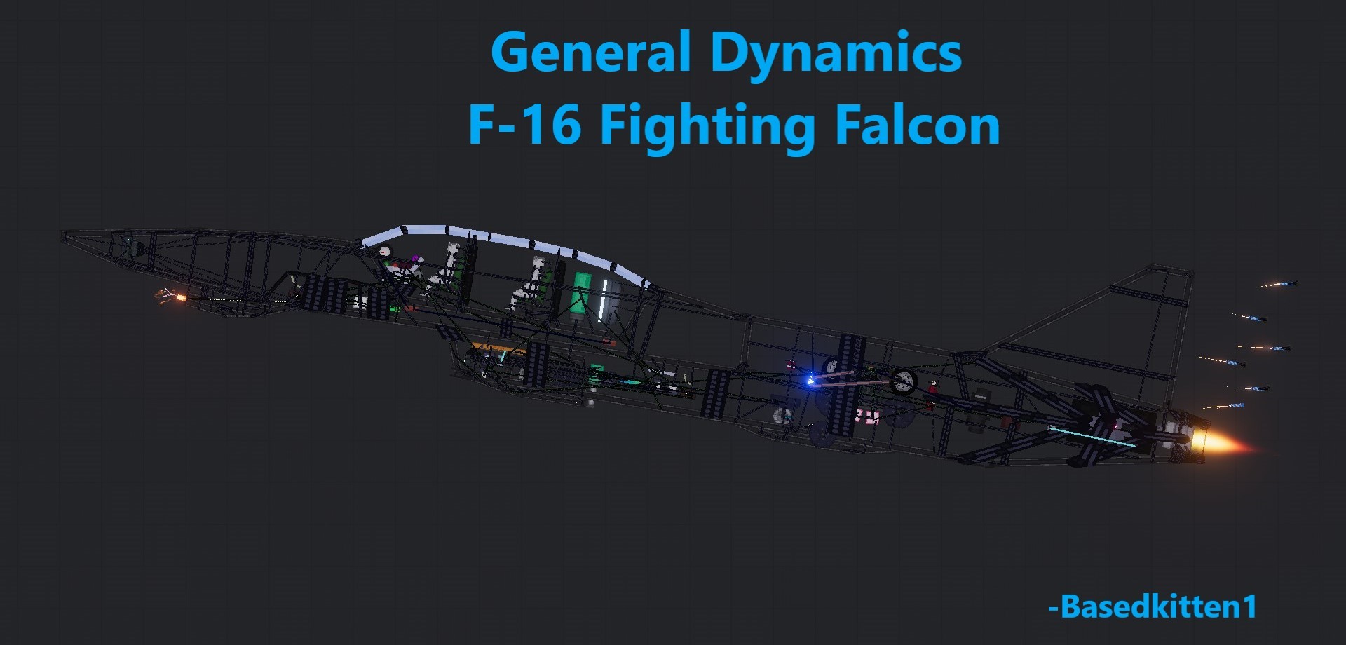 General Dynamics F-16 Fighting Falcon for People Playground