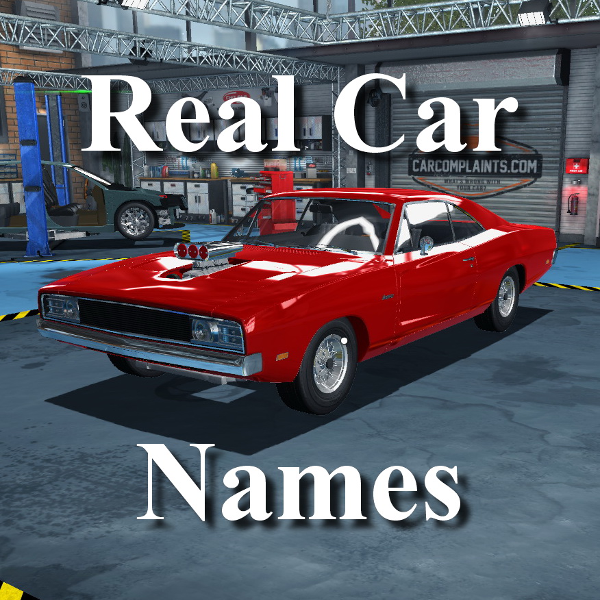 [Ger/Eng] Real Car Names / Reale Autonamen for Car Mechanic Simulator 2015