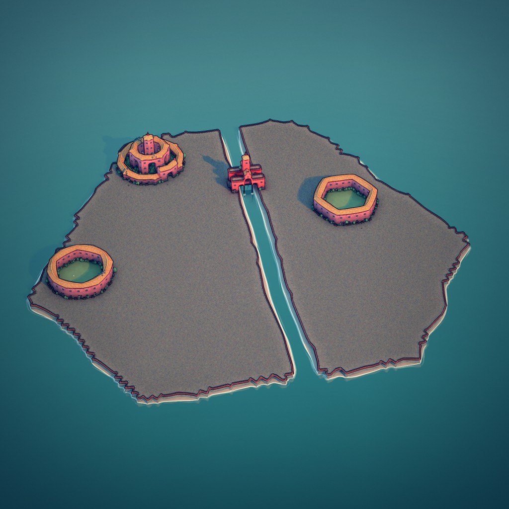 Grand Canal / River Template for Townscaper