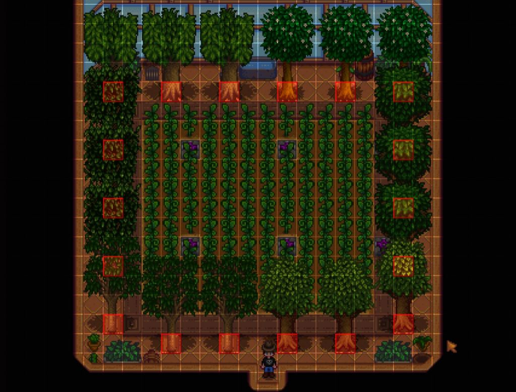 Greenhouse Layout Fruit trees/Ancient Fruits Steam Solo