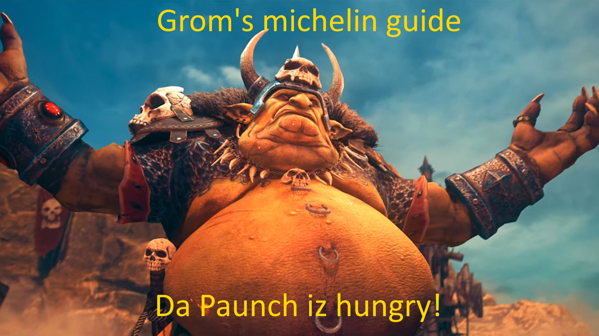 Grom The Paunch Food Mechanics for Total War: WARHAMMER II