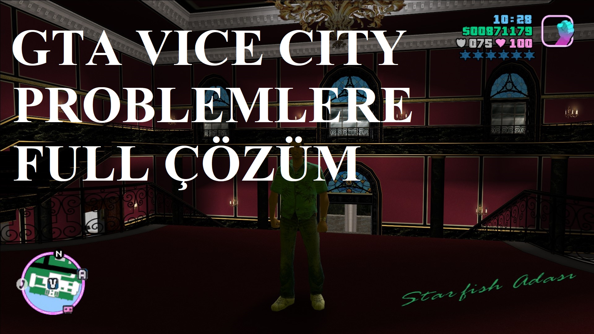 GTA Vice City Çözünürlük - Türkçe Yama ve FPS Kaynaklı Hataların Çözümü for Grand Theft Auto: Vice City