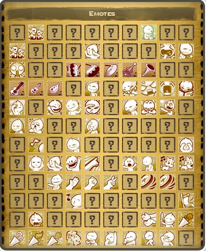 Guía de emotes/actitudes actualizada en español for WAKFU