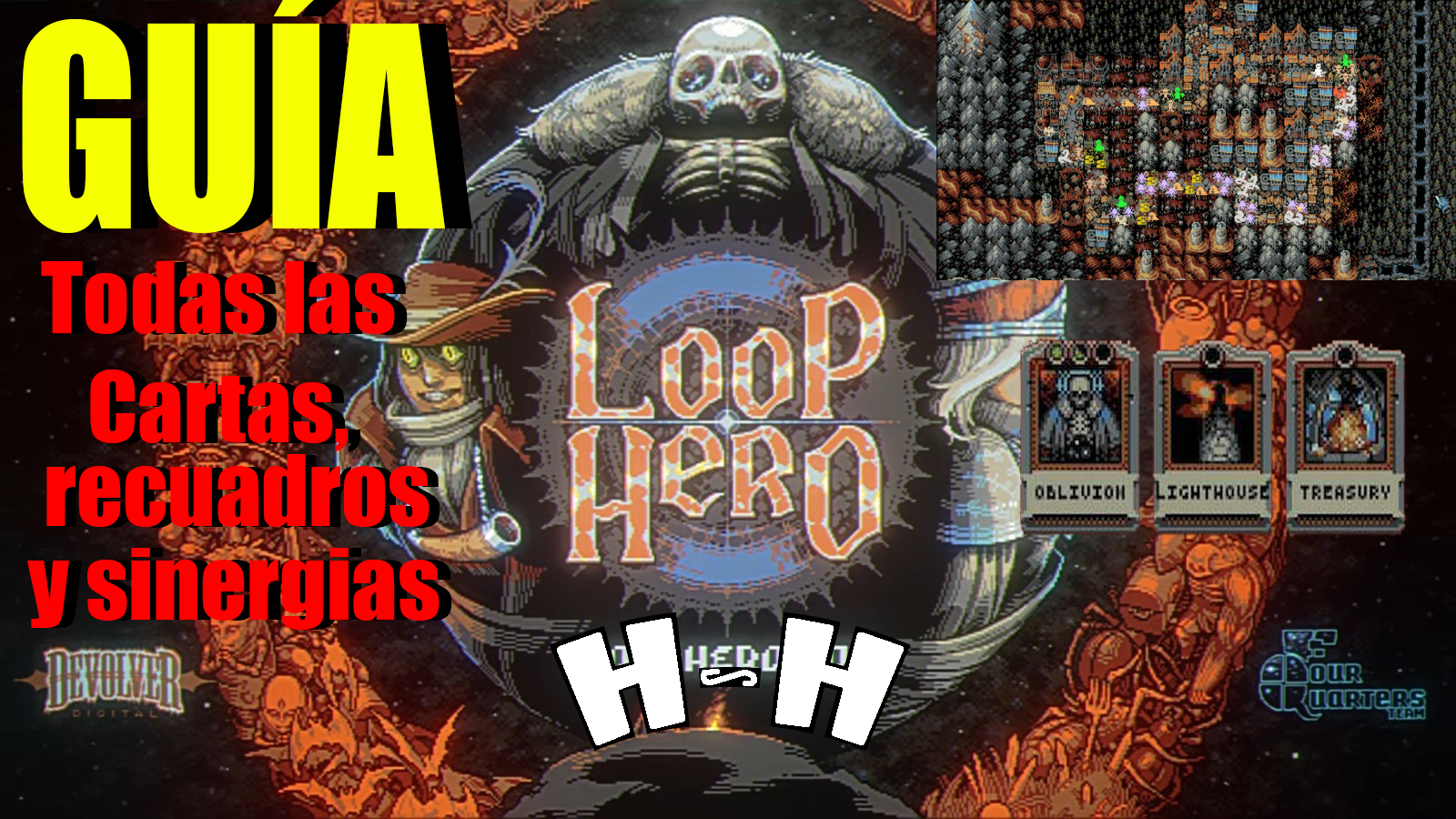 GUÍA PARA CONSEGUIR TODOS LOS RECUADROS, CARTAS Y SINERGIAS for Loop Hero