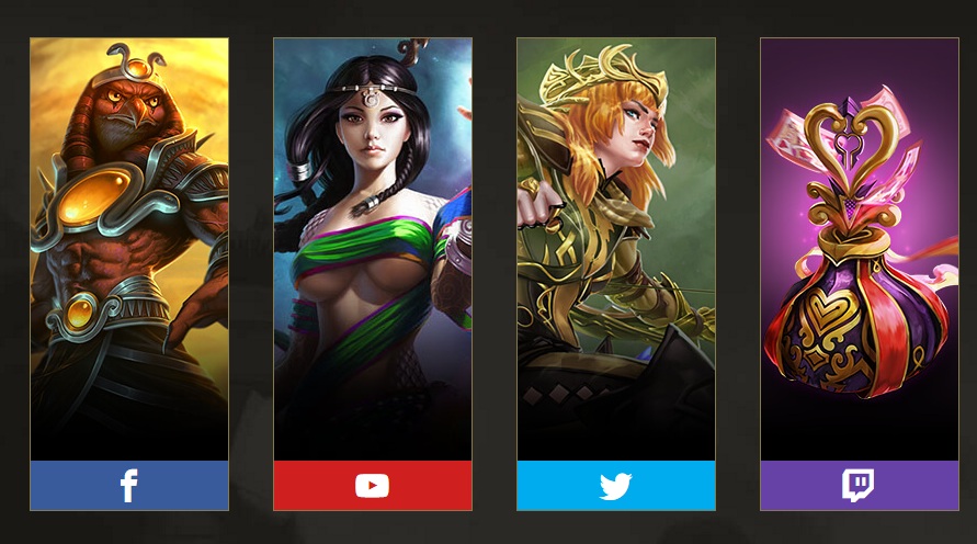 Guia de Skins Gratis (Redes Sociales) for SMITE