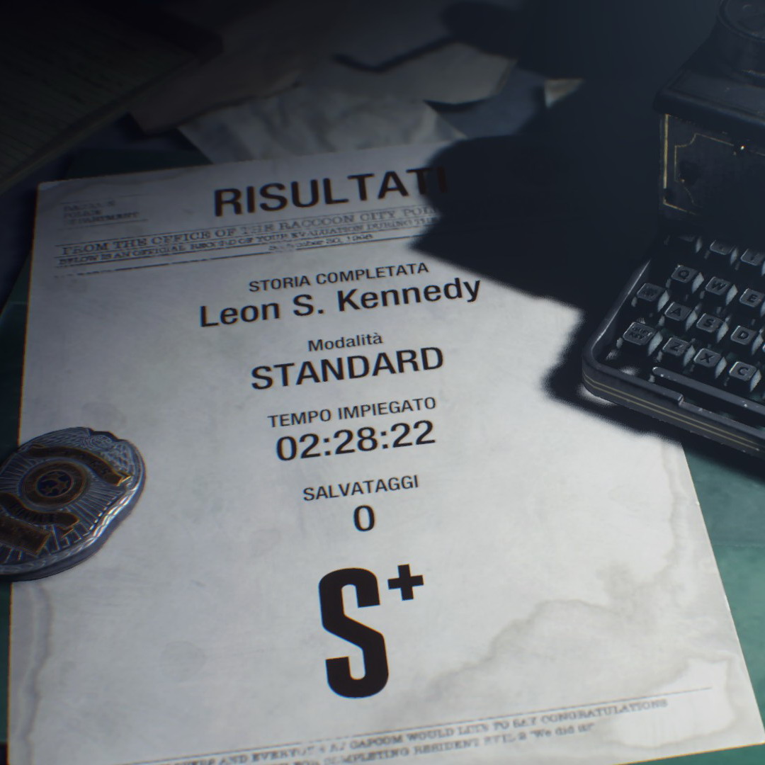 Guida al rank S+ - Leon - I run for Resident Evil 2