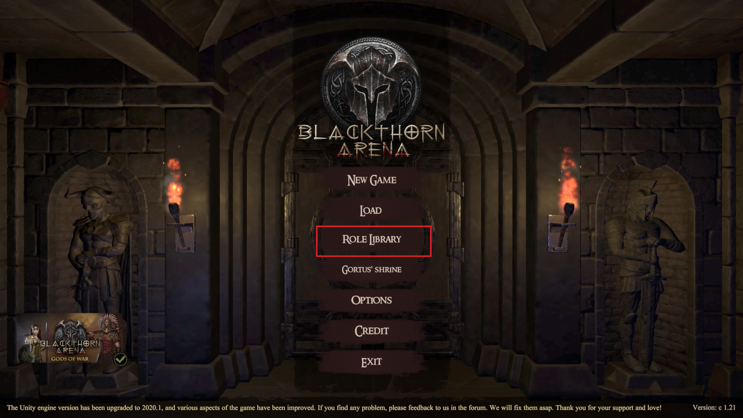 Guide to the Role Library for Blackthorn Arena
