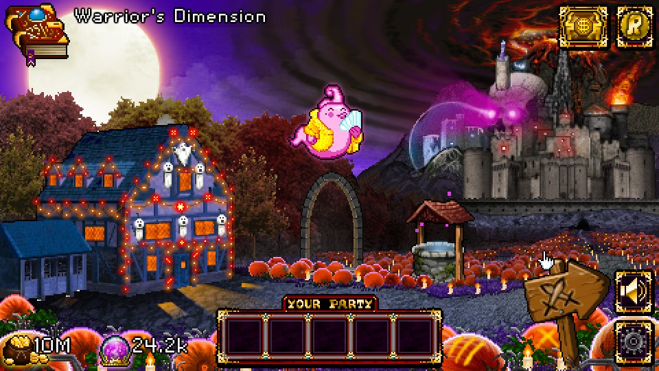 Halloween cosmetic item list/drop info. for Soda Dungeon