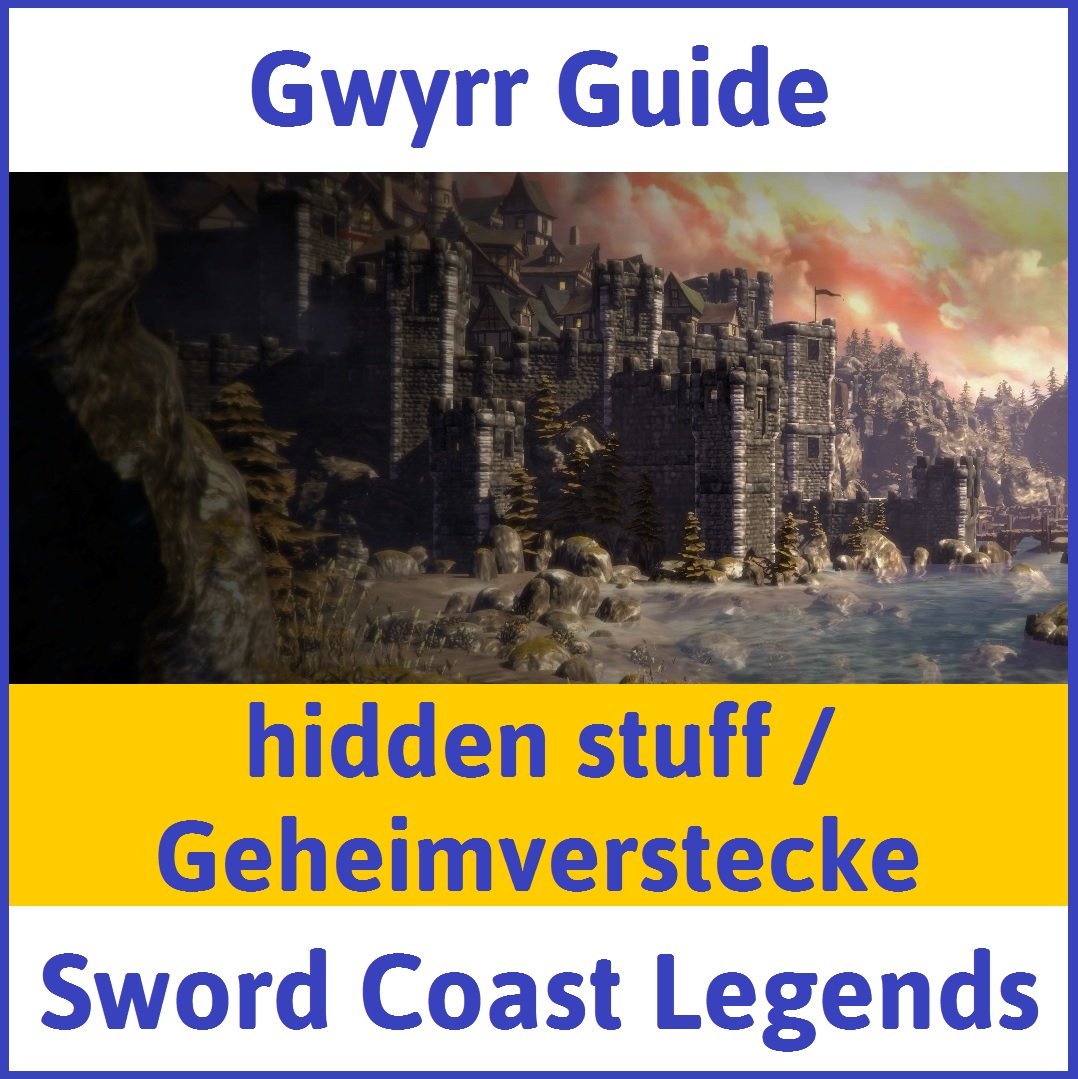 Hidden stuff / Geheimverstecke for Sword Coast Legends