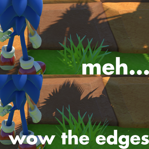 High-resolution object shadows for Sonic Forces
