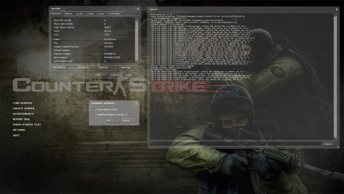 How to activate console CS GO , CSS, CS 1.6 for Counter-Strike: Source