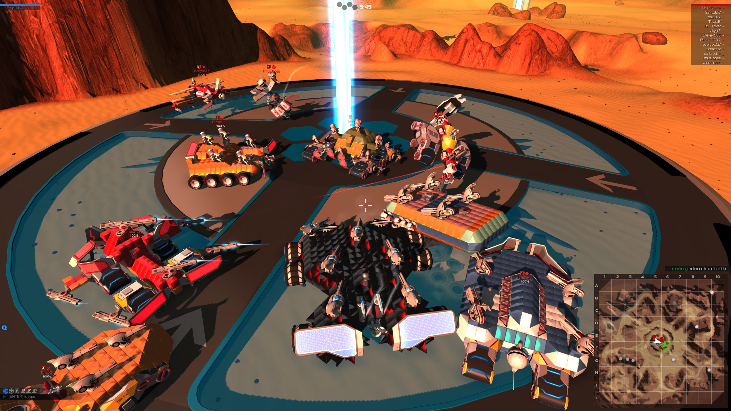 How to be a team player. for Robocraft