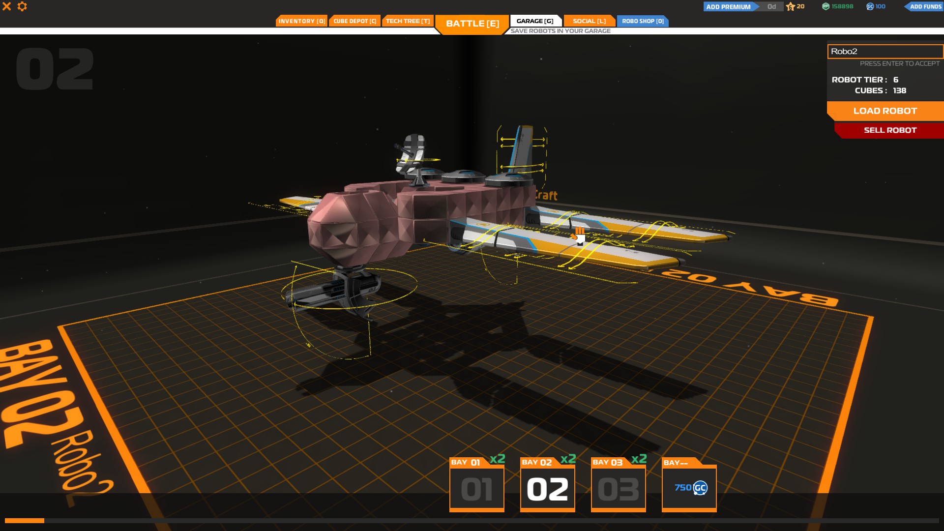 How to build a basic Bomber for Robocraft