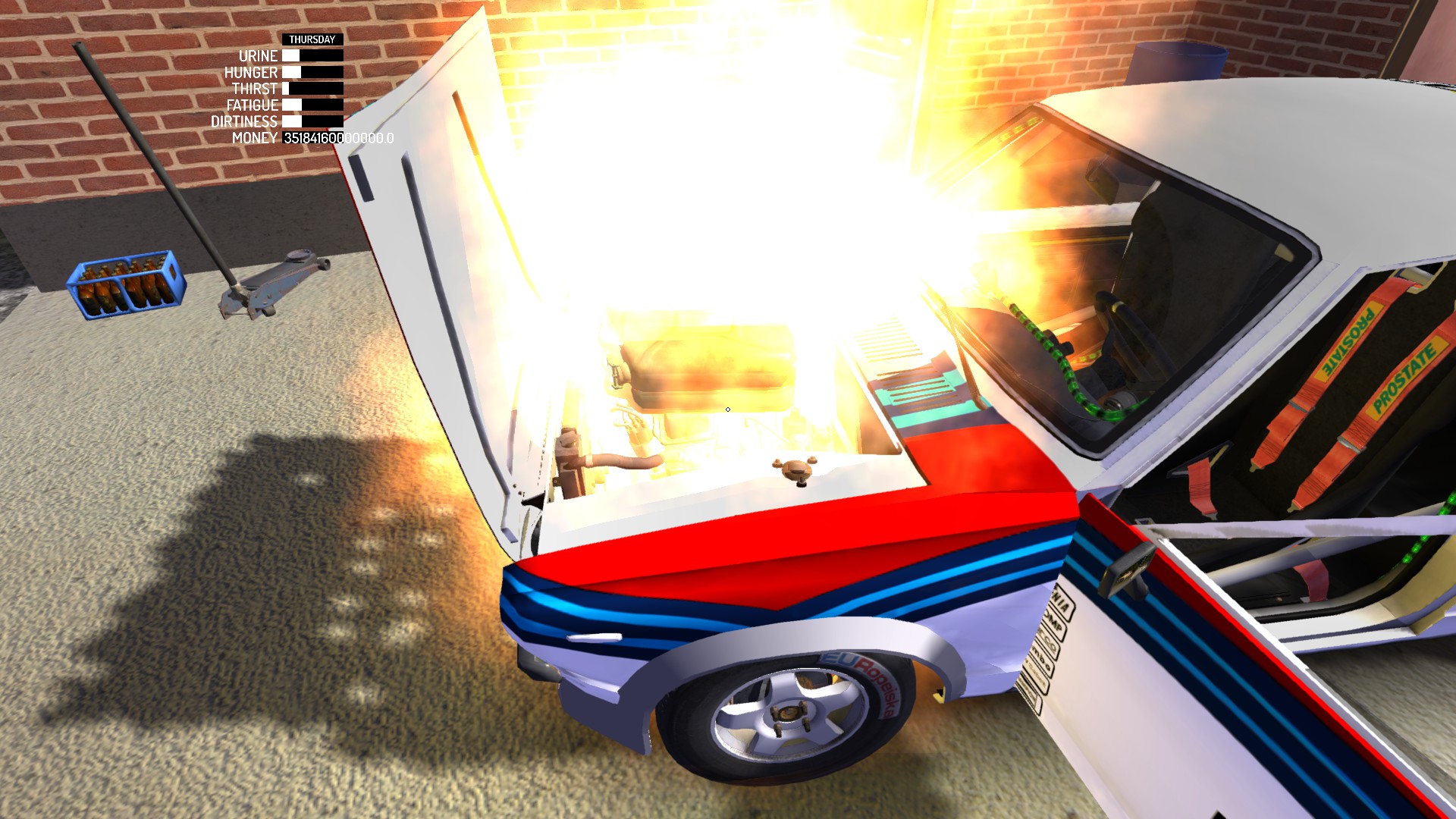 How to catch your car on fire for My Summer Car