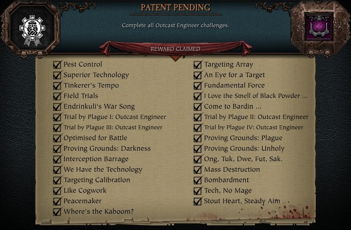 How to complete all Outcast Engineer achievements (updated 2021) for Warhammer: Vermintide 2
