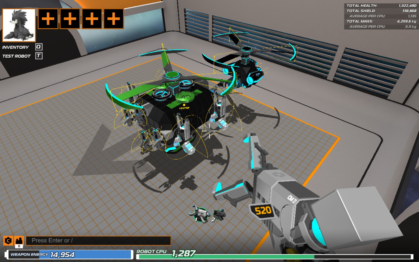 How to copter medic for Robocraft