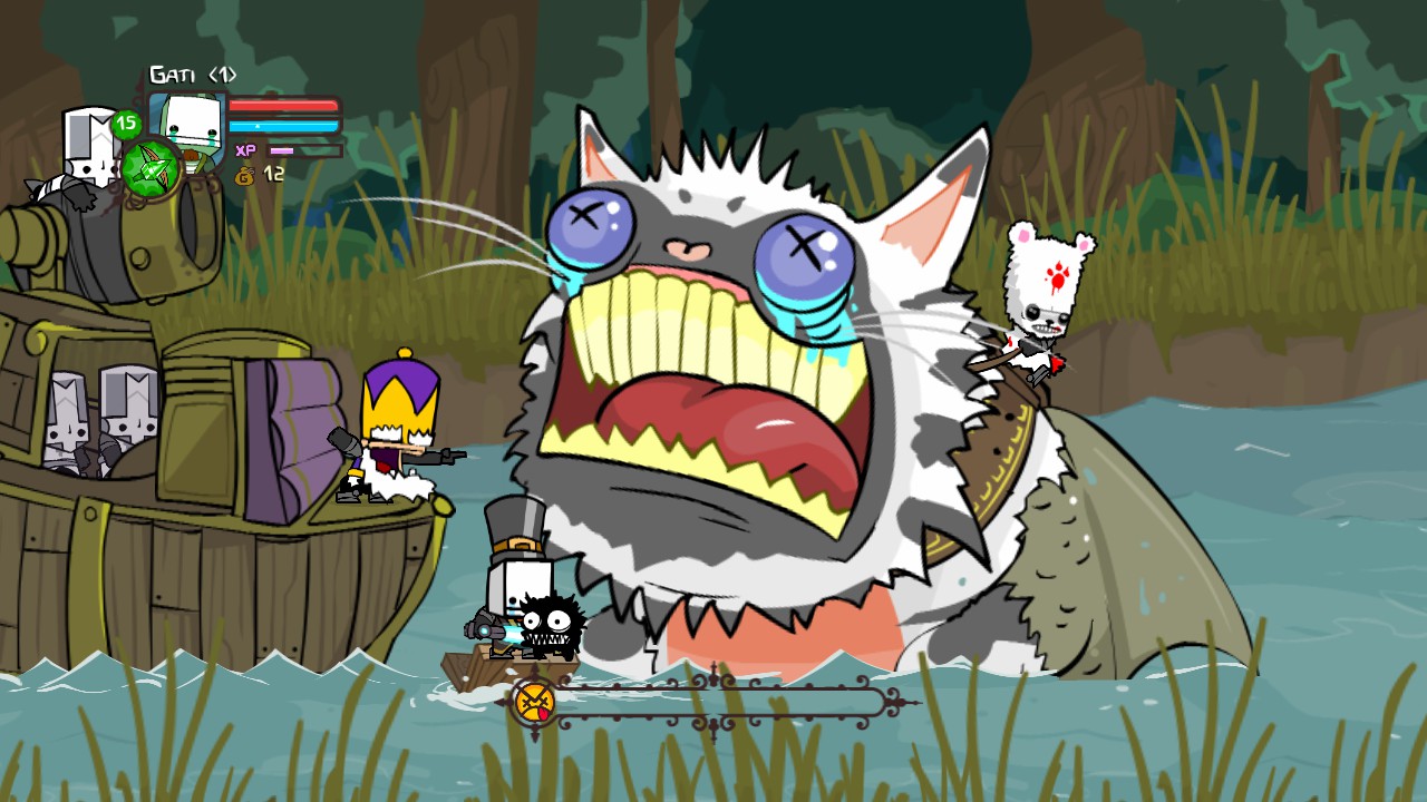 How To Defeat Catfish Easily for Castle Crashers