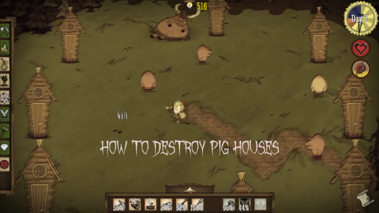 How to Destroy Pig Houses for Don't Starve