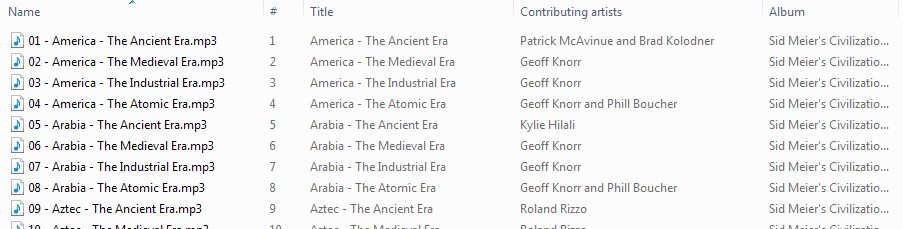 How to download the soundtrack in mp3 for Sid Meier's Civilization VI